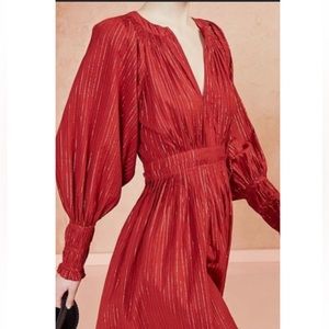 Ulla Johnson A-Line V-neck Mini Dress